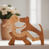 Girl on Chair with Dog