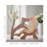 Boy on Chair with Dog
