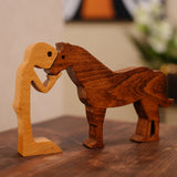 Boy Kissing Horse
