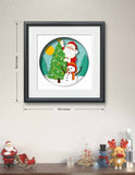 3D Santa with Christmas in Snow - Zambeel Art Studio