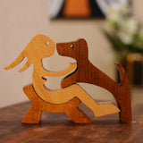 Girl on Chair with Dog