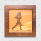 Female Runner on a Mountain Trail