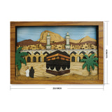 3D Wooden Makkah