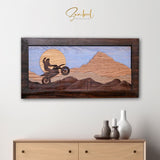 Mountain Biker Cyclist - Zambeel Art Studio