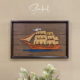 Vintage Sailboat -Bravo - Zambeel Art Studio