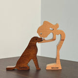 Standing Girl and Dog