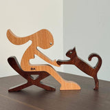 Girl on Chair with Cat