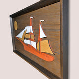 Vintage Sailboat -Alpha - Zambeel Art Studio