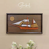 Vintage Sailboat -Alpha - Zambeel Art Studio